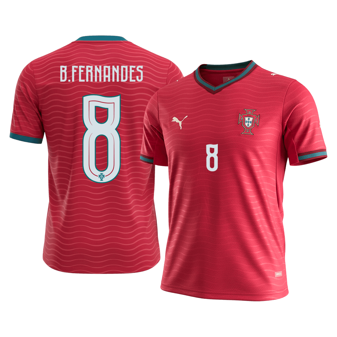 Portugal Heimtrikot 2026 Fan-Version B.FERNANDES #8