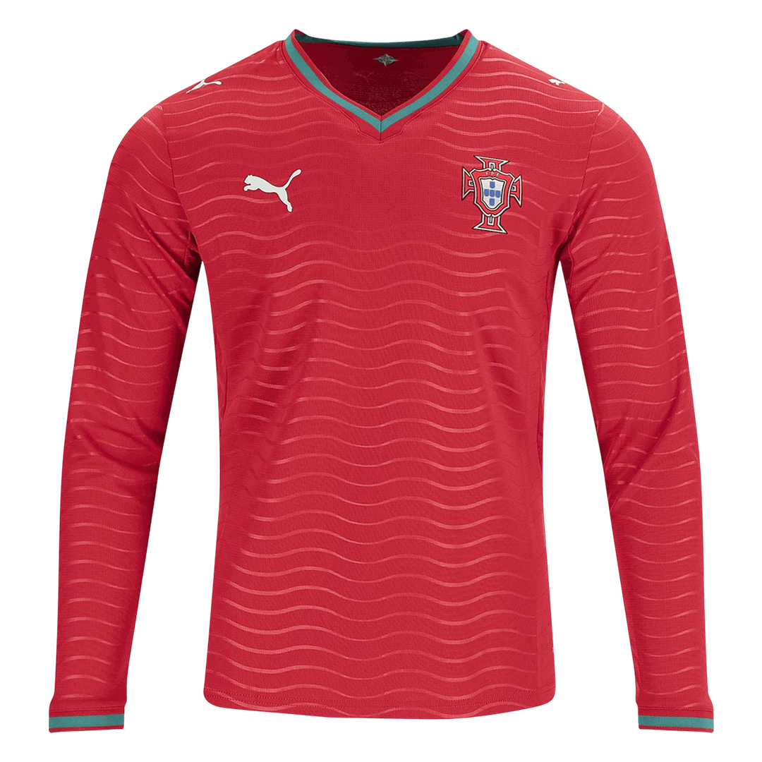 Portugal Heimtrikot Langarm 2026 Spieler-Version