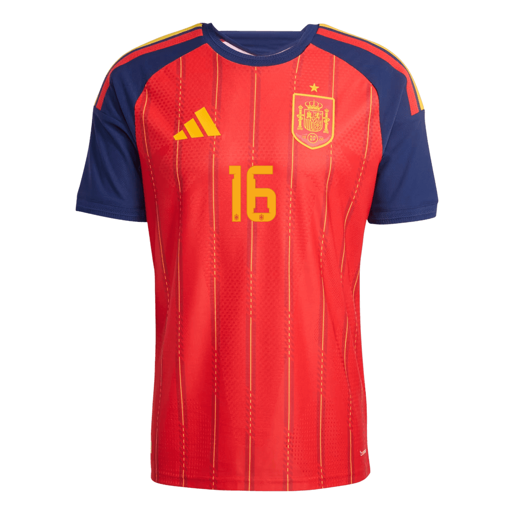 Spain Heimtrikot 2026 Spieler-Version RODRIGO #16