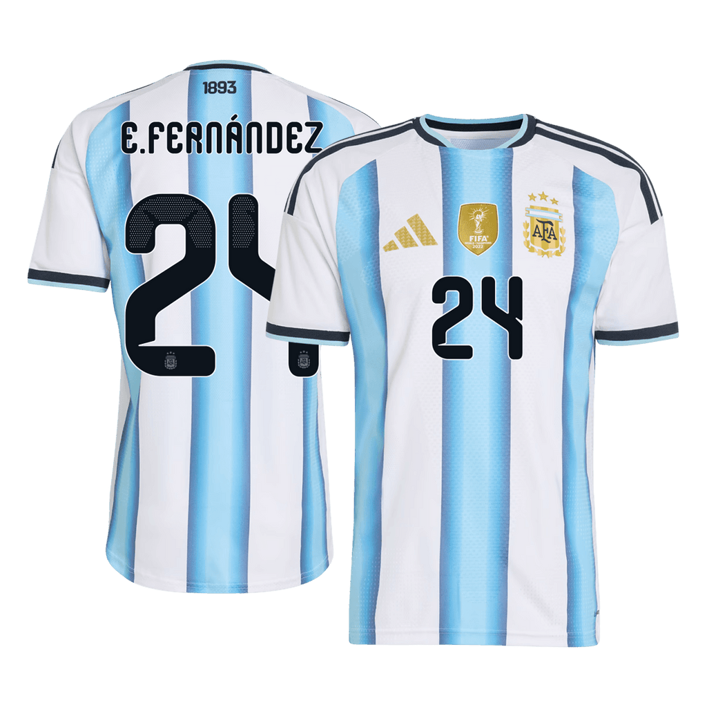 Argentinien Heimtrikot 2026 Spieler-Version E. FERNÁNDEZ #24