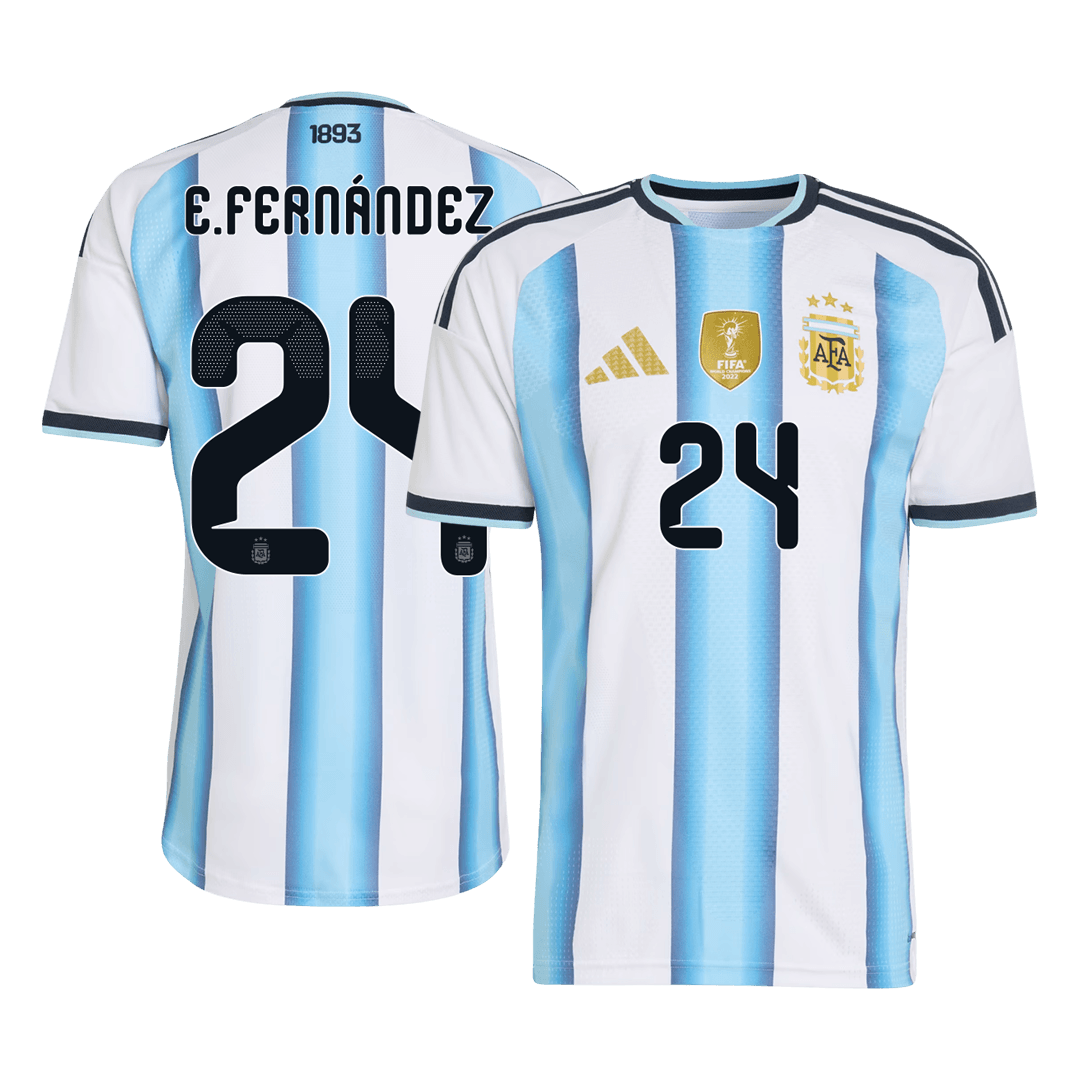 Argentinien Heimtrikot 2026 Spieler-Version E. FERNÁNDEZ #24