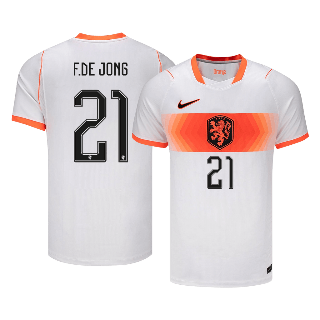 Netherlands Auswärtstrikot 2026 Fan-Version F.DE JONG #21