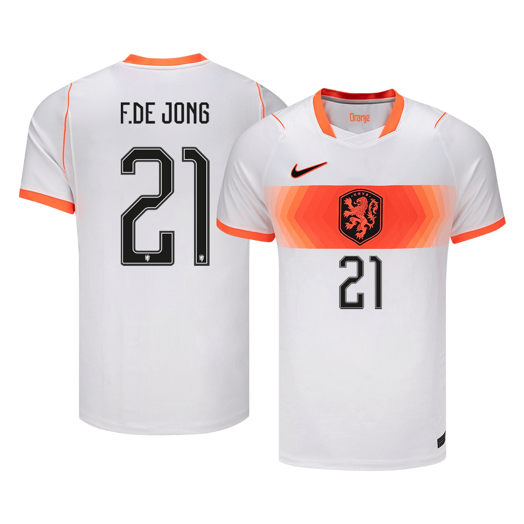 Netherlands Auswärtstrikot 2026 Fan-Version F.DE JONG #21