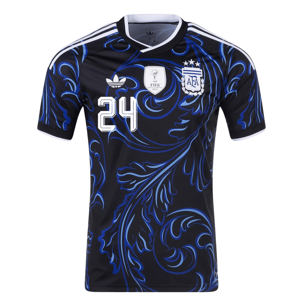 Argentinien Auswärtstrikot 2026 Fan-Version E. FERNÁNDEZ #24