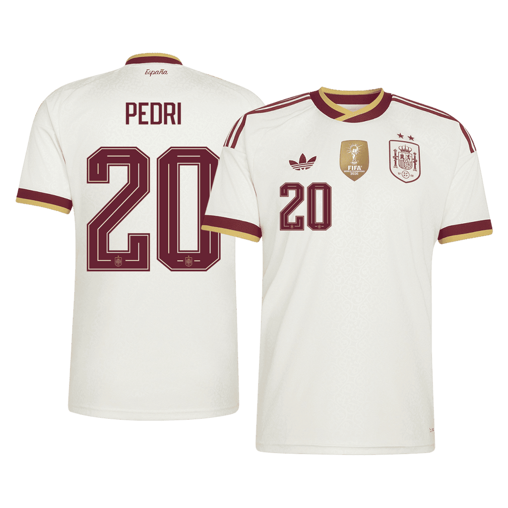 Spain Auswärtstrikot 2026 Fan-Version PEDRI #20