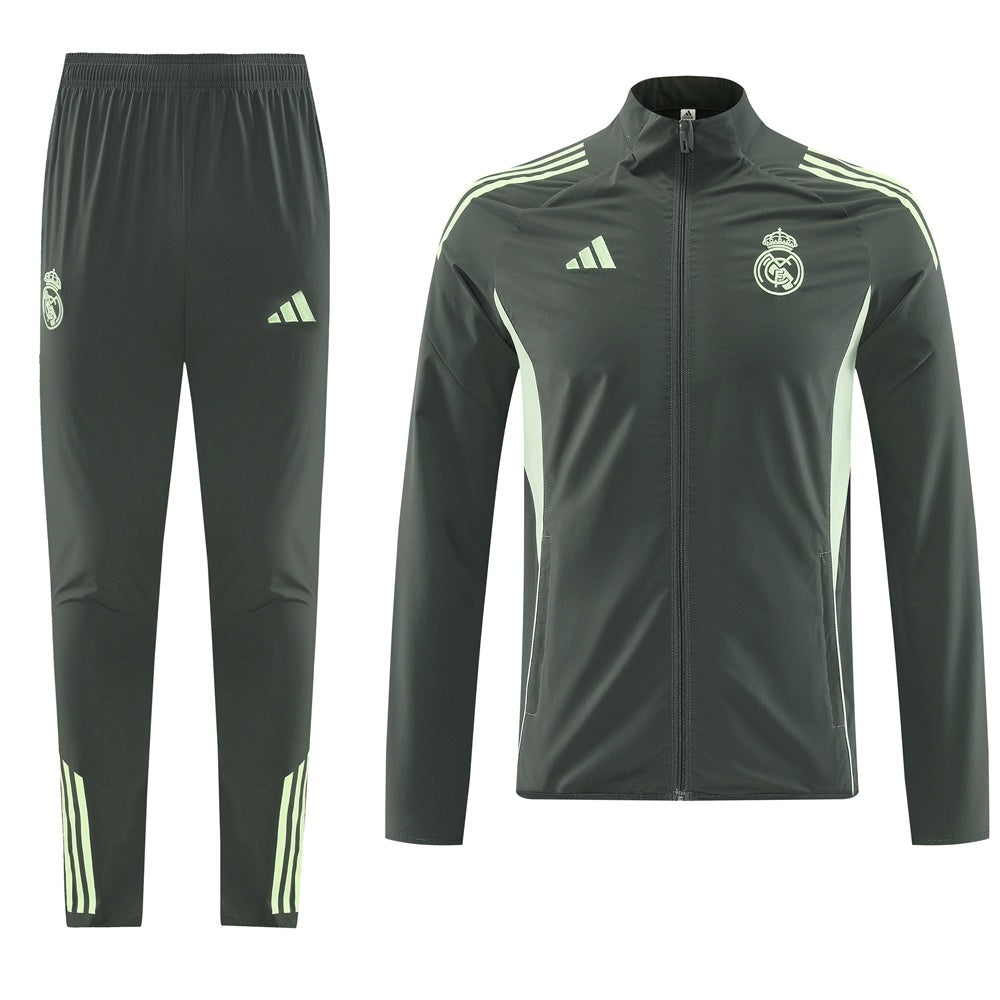 Real Madrid Trainingsjacke Set 2025/26 Grün