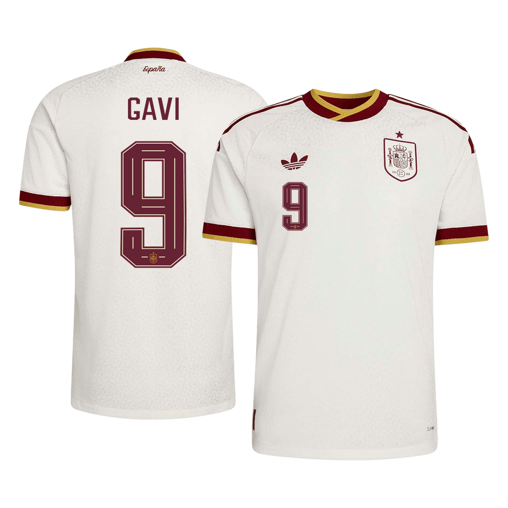 Spain Auswärtstrikot 2026 Spieler-Version GAVI #9
