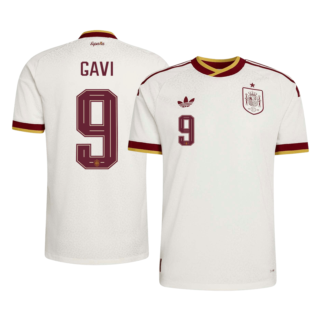 Spain Auswärtstrikot 2026 Spieler-Version GAVI #9