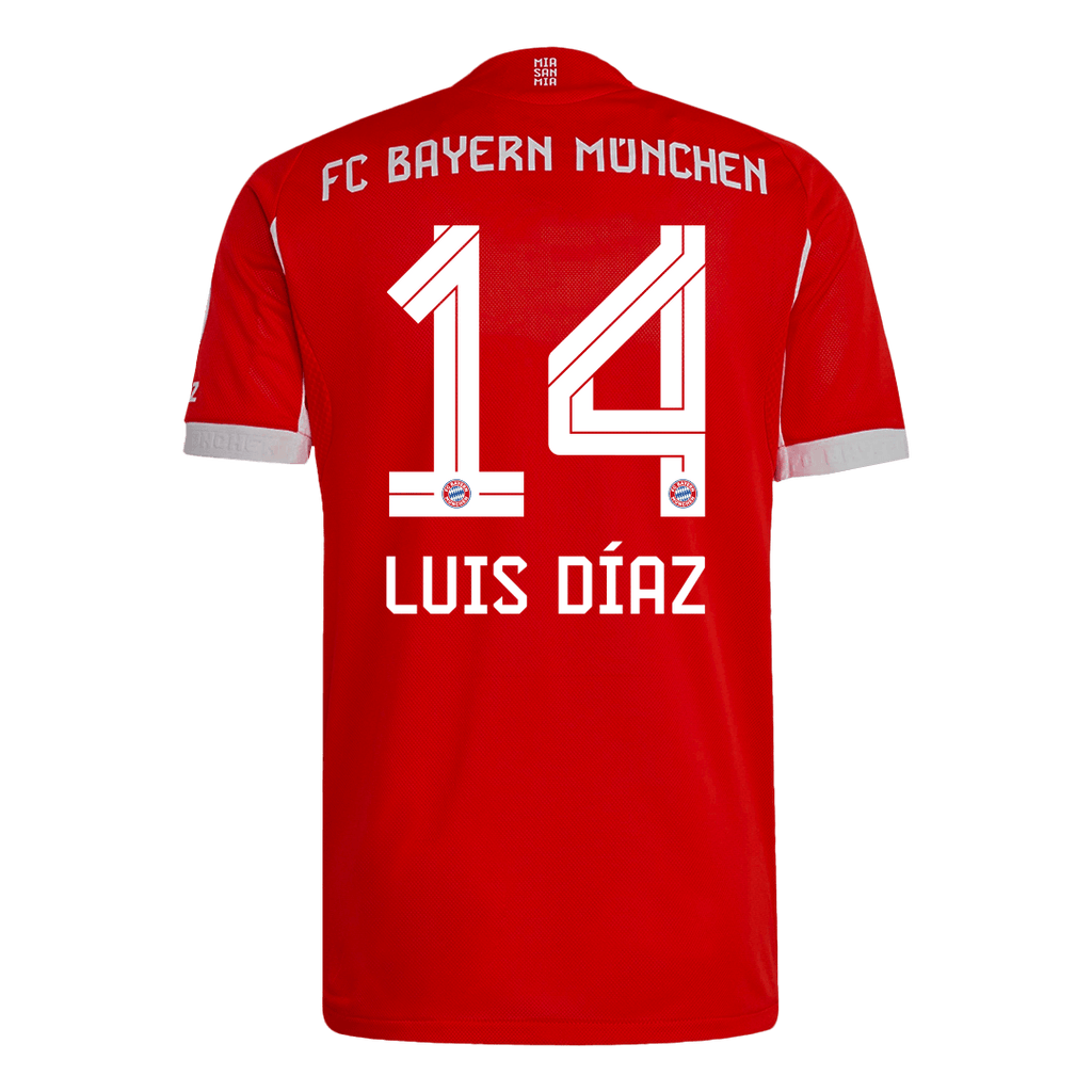 Bayern München Heimtrikot 2025/26 Spieler-Version LUIS DÍAZ #14