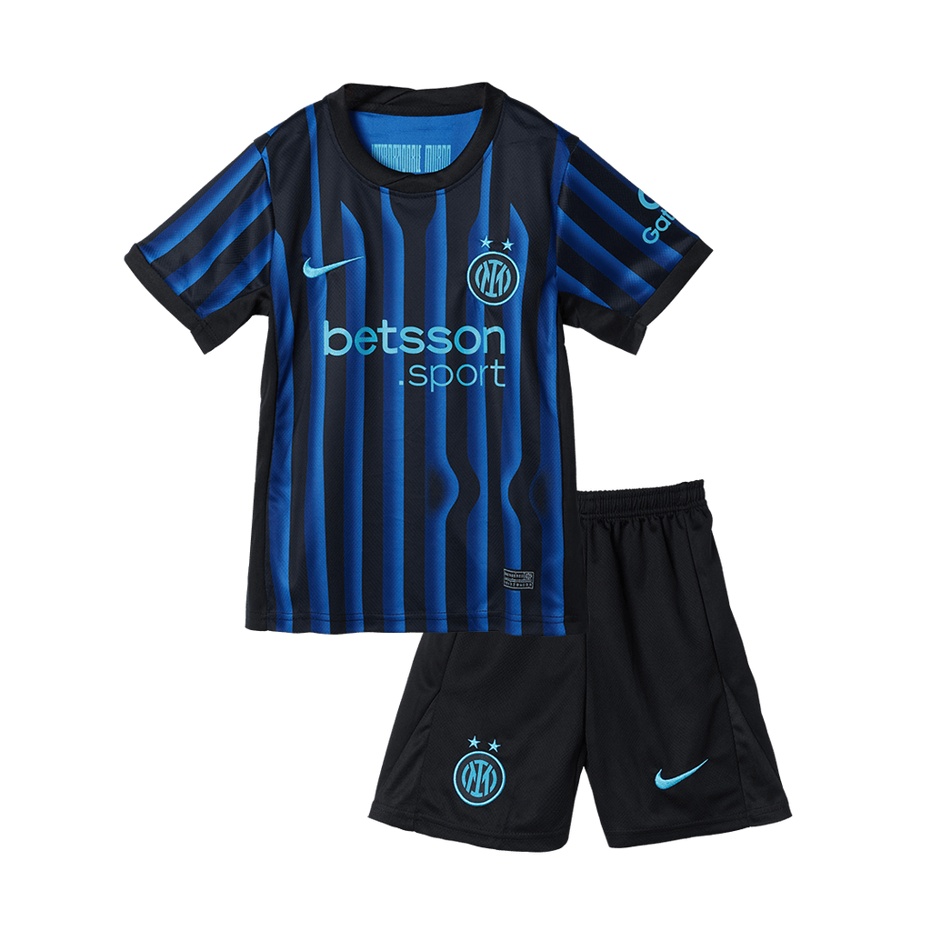 Inter Milan Kinder Heimtrikot 2-teilig Set 2025/26