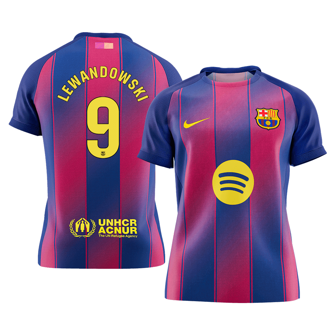 Barcelona Heimtrikot 2025/26 Fan-Version LEWANDOWSKI #9