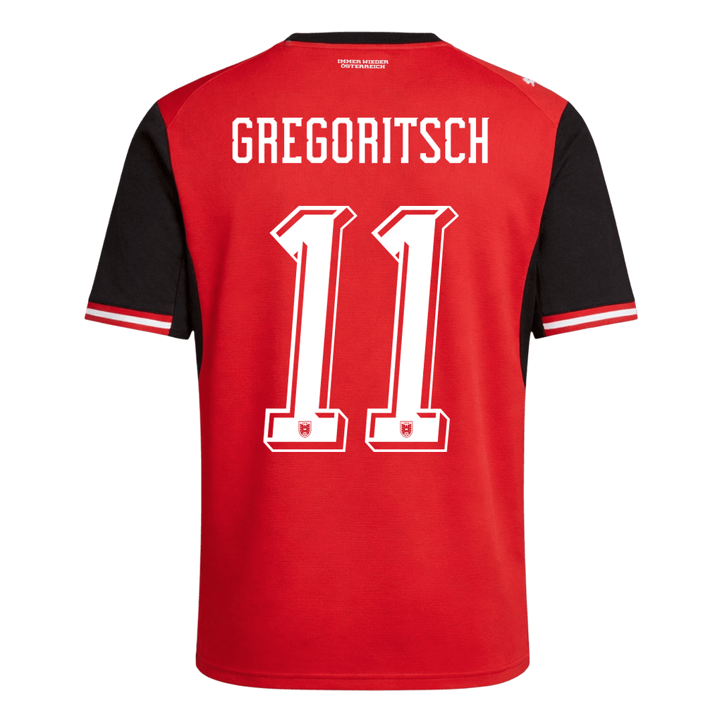Österreich Heimtrikot 2026 Fan-Version GREGORITSCH #11