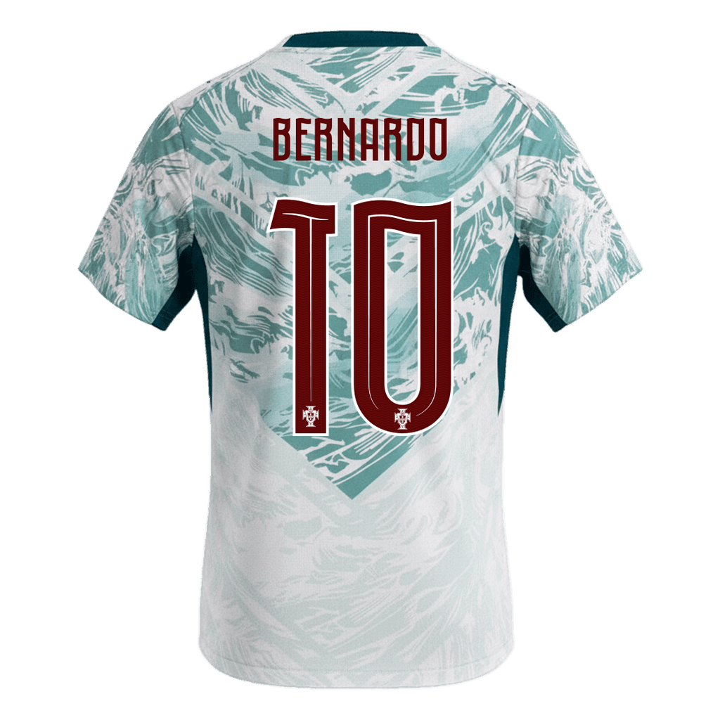 Portugal Auswärtstrikot 2026 Fan-Version BERNARDO #10