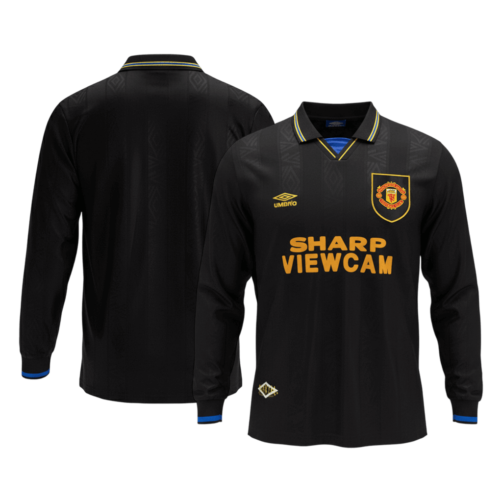 Manchester United Retro Auswärtstrikot Langarm 1993/94