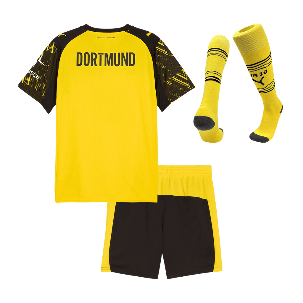 Dortmund Kinder Heimtrikot 3-teilig Set 2025/26