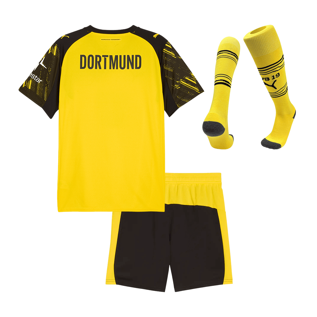 Dortmund Kinder Heimtrikot 3-teilig Set 2025/26