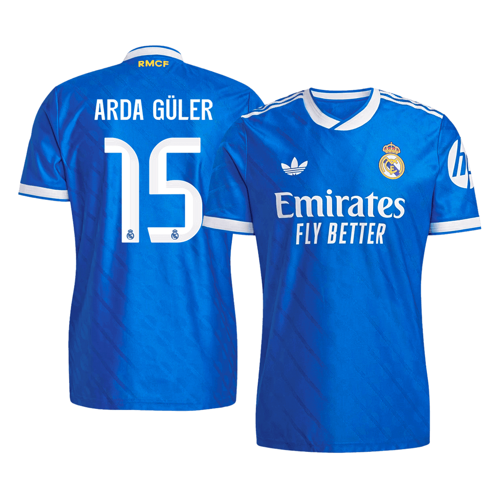 Real Madrid Ausweichtrikot 2025/26 Spieler-Version ARDA GÜLER #15