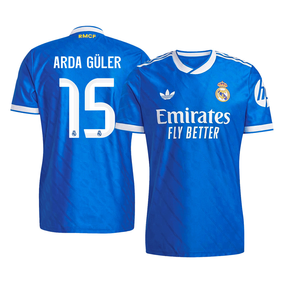 Real Madrid Ausweichtrikot 2025/26 Spieler-Version ARDA GÜLER #15