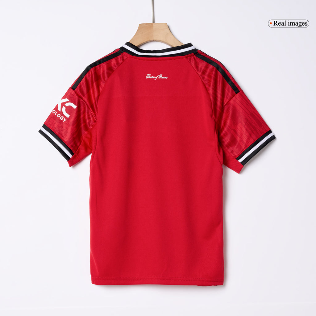Manchester United Kinder Heimtrikot 3-teilig Set 2025/26