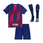 Barcelona Kinder Heimtrikot 3-teilig Set 2025/26