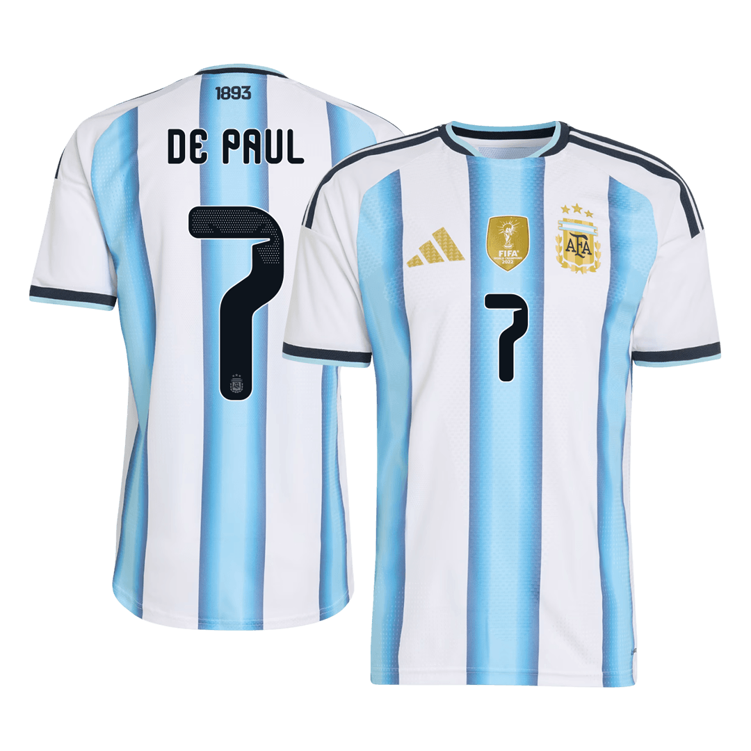 Argentinien Heimtrikot 2026 Spieler-Version DE PAUL #7