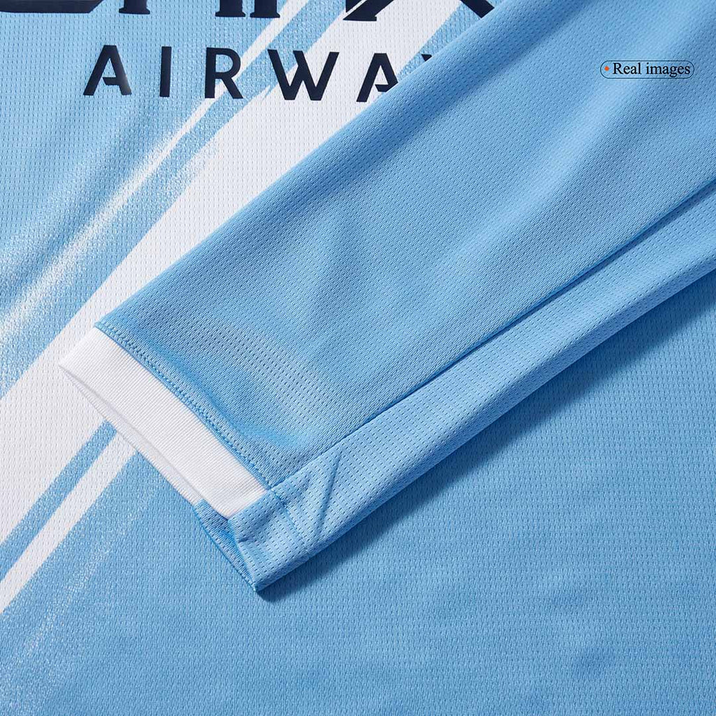 Manchester City Heimtrikot Langarm 2025/26 Fan-Version