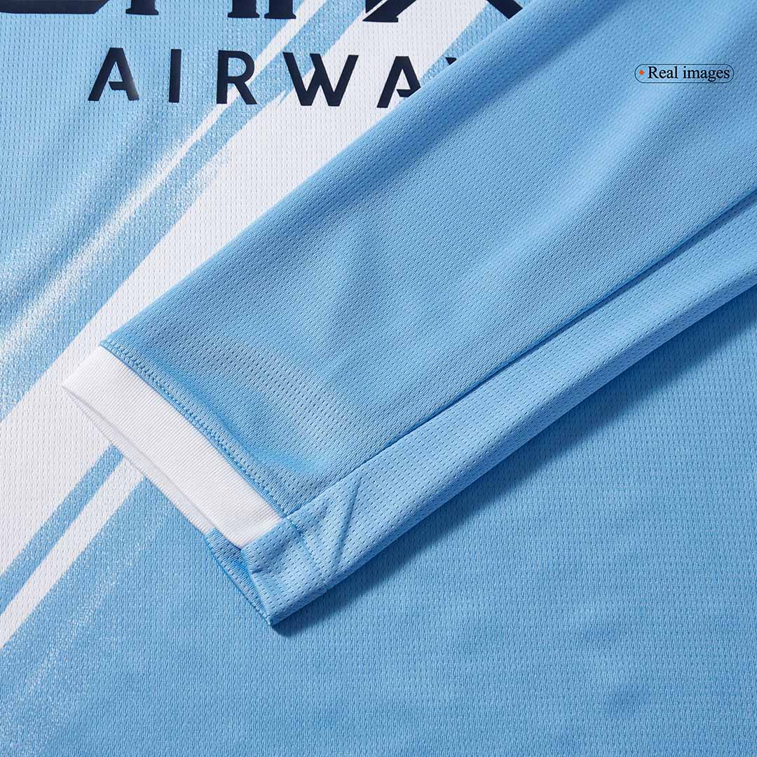 Manchester City Heimtrikot Langarm 2025/26 Fan-Version