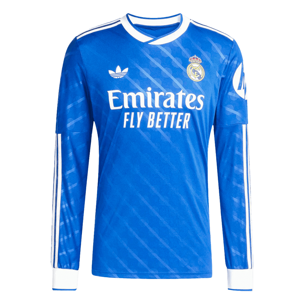 Real Madrid Ausweichtrikot Langarm 2025/26 Fan-Version