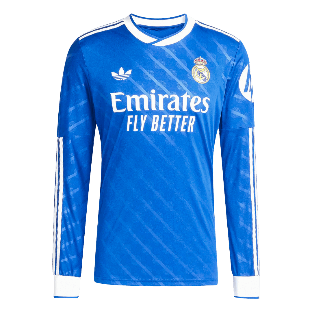 Real Madrid Ausweichtrikot Langarm 2025/26 Fan-Version