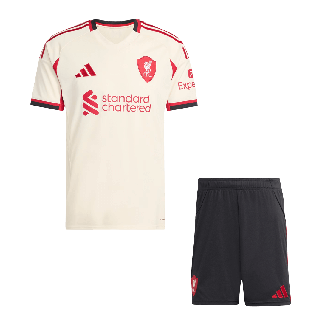 Liverpool Herren Auswärtstrikot Fan Version 2-teilig 2025/26
