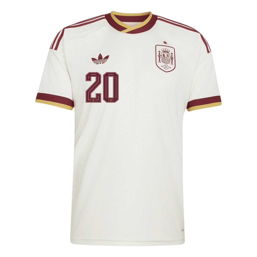 Spain Auswärtstrikot 2026 Fan-Version PEDRI #20