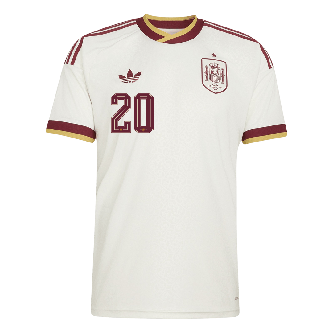 Spain Auswärtstrikot 2026 Fan-Version PEDRI #20