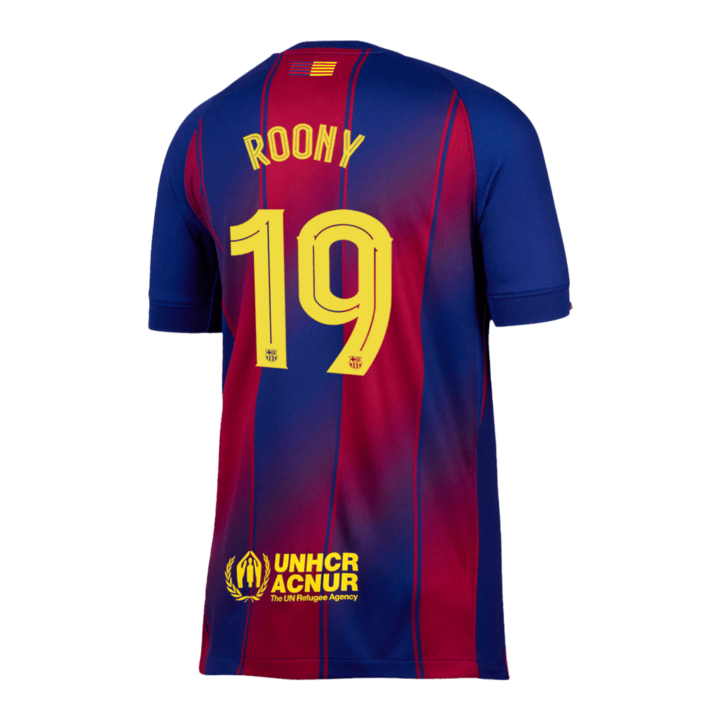 Barcelona Heimtrikot 2025/26 Fan-Version ROONY #19 UCL