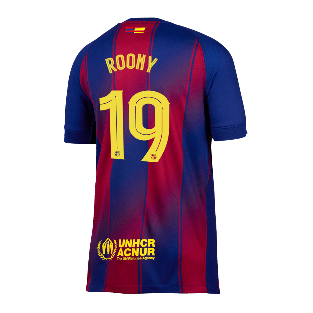 Barcelona Heimtrikot 2025/26 Fan-Version ROONY #19 UCL