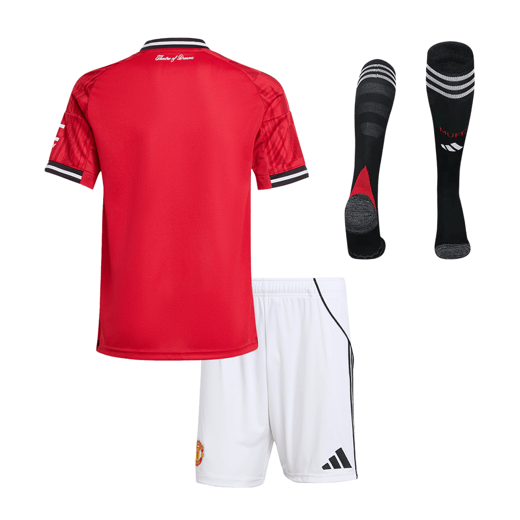 Manchester United Kinder Heimtrikot 3-teilig Set 2025/26