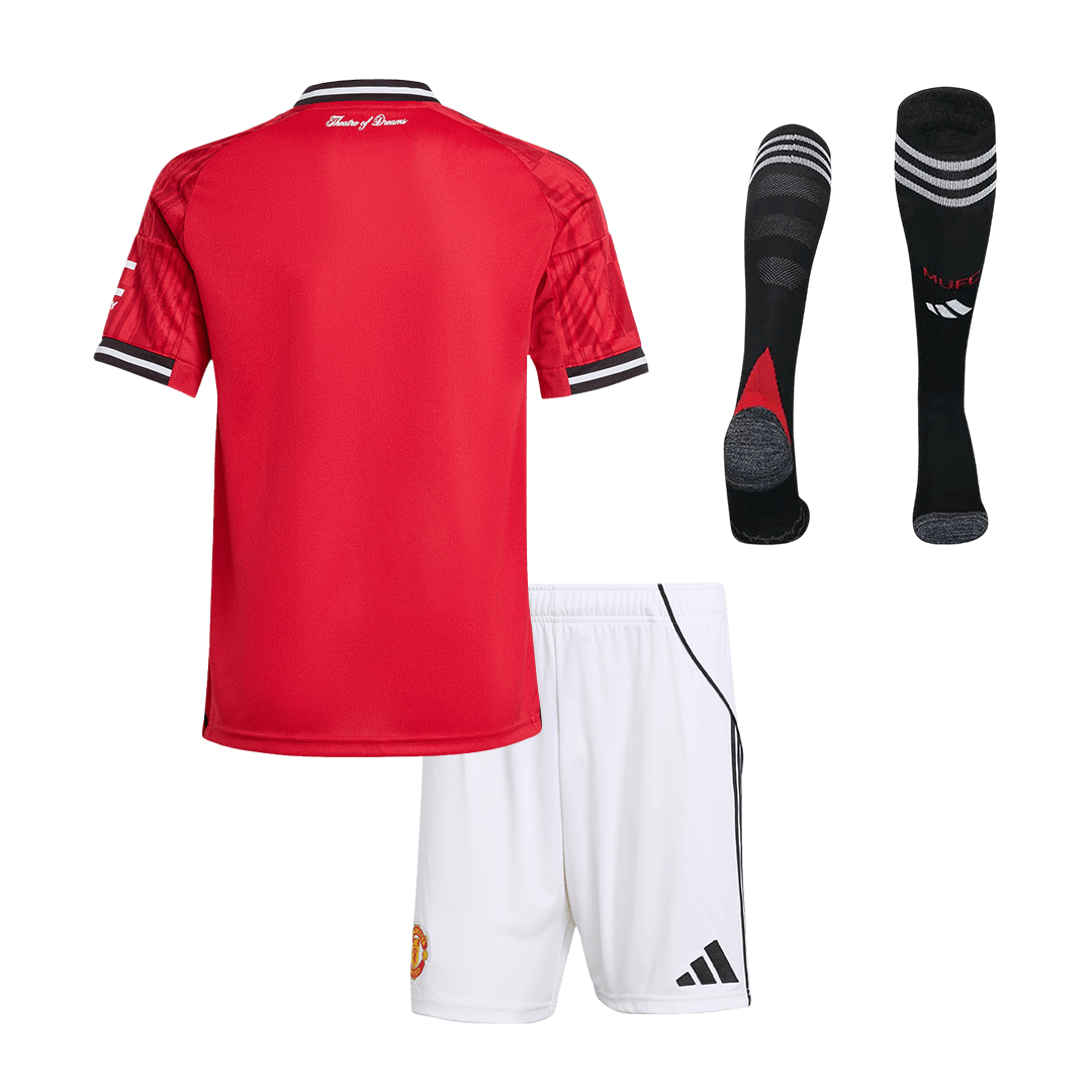 Manchester United Kinder Heimtrikot 3-teilig Set 2025/26