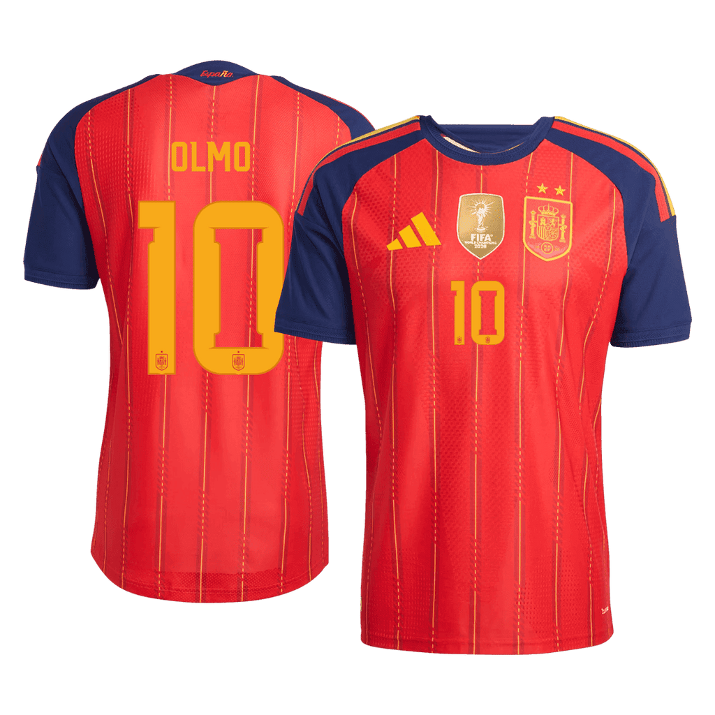 Spain Heimtrikot 2026 Spieler-Version OLMO #10