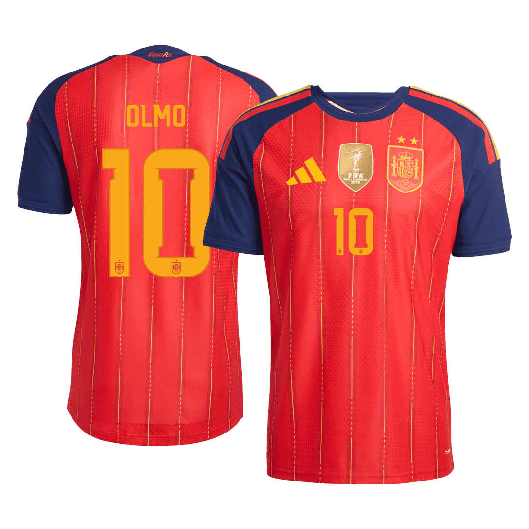 Spain Heimtrikot 2026 Spieler-Version OLMO #10