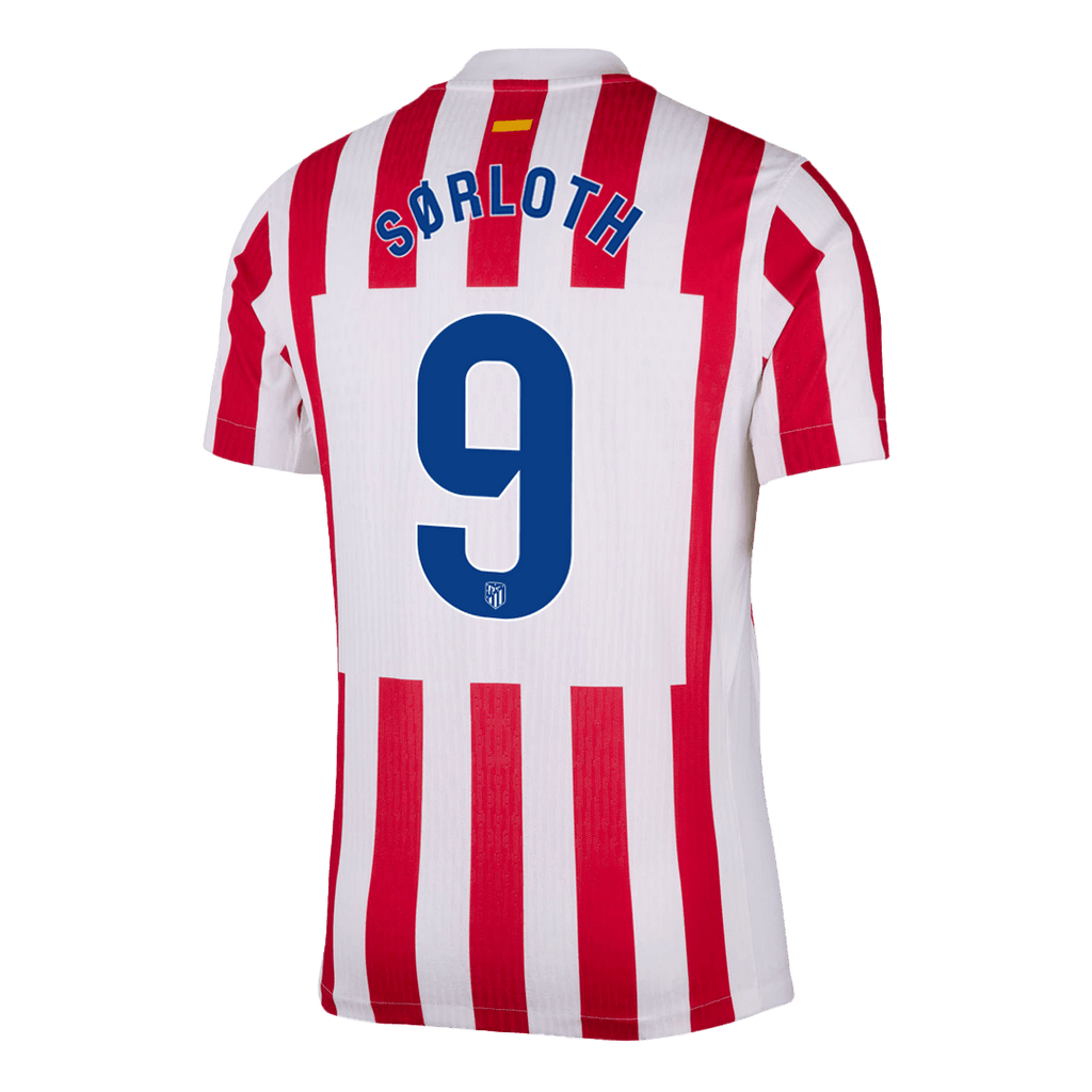 Atletico Madrid Heimtrikot 2025/26 Spieler-Version SØRLOTH #9