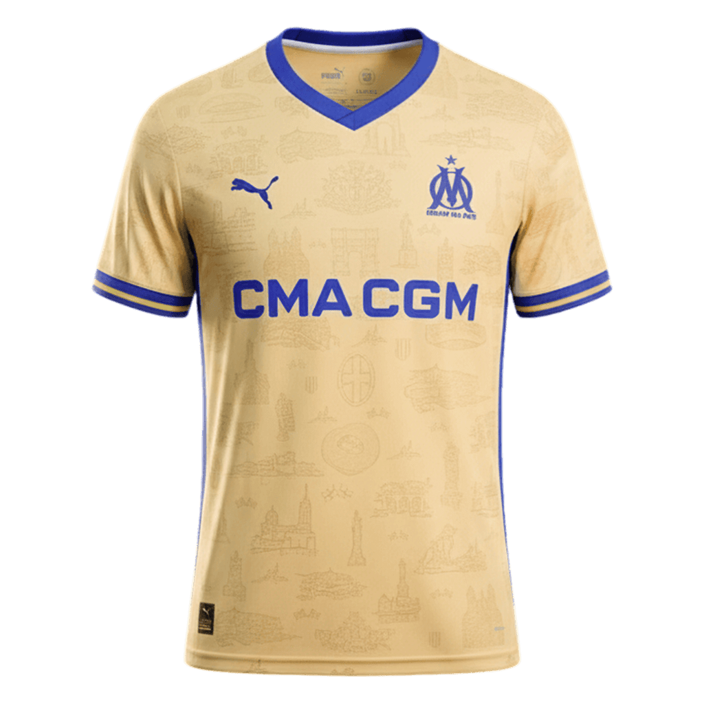 Marseille Viertes Trikot 2025/26 Fan-Version