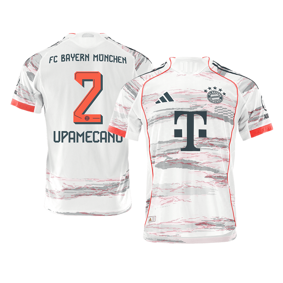 Bayern München Auswärtstrikot 2025/26 Spieler-Version UPAMECANO #2