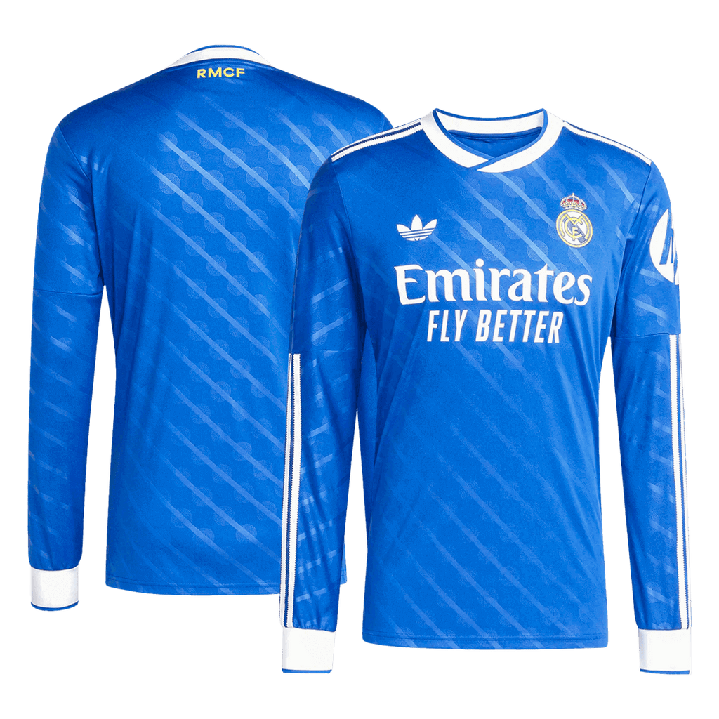 Real Madrid Ausweichtrikot Langarm 2025/26 Fan-Version