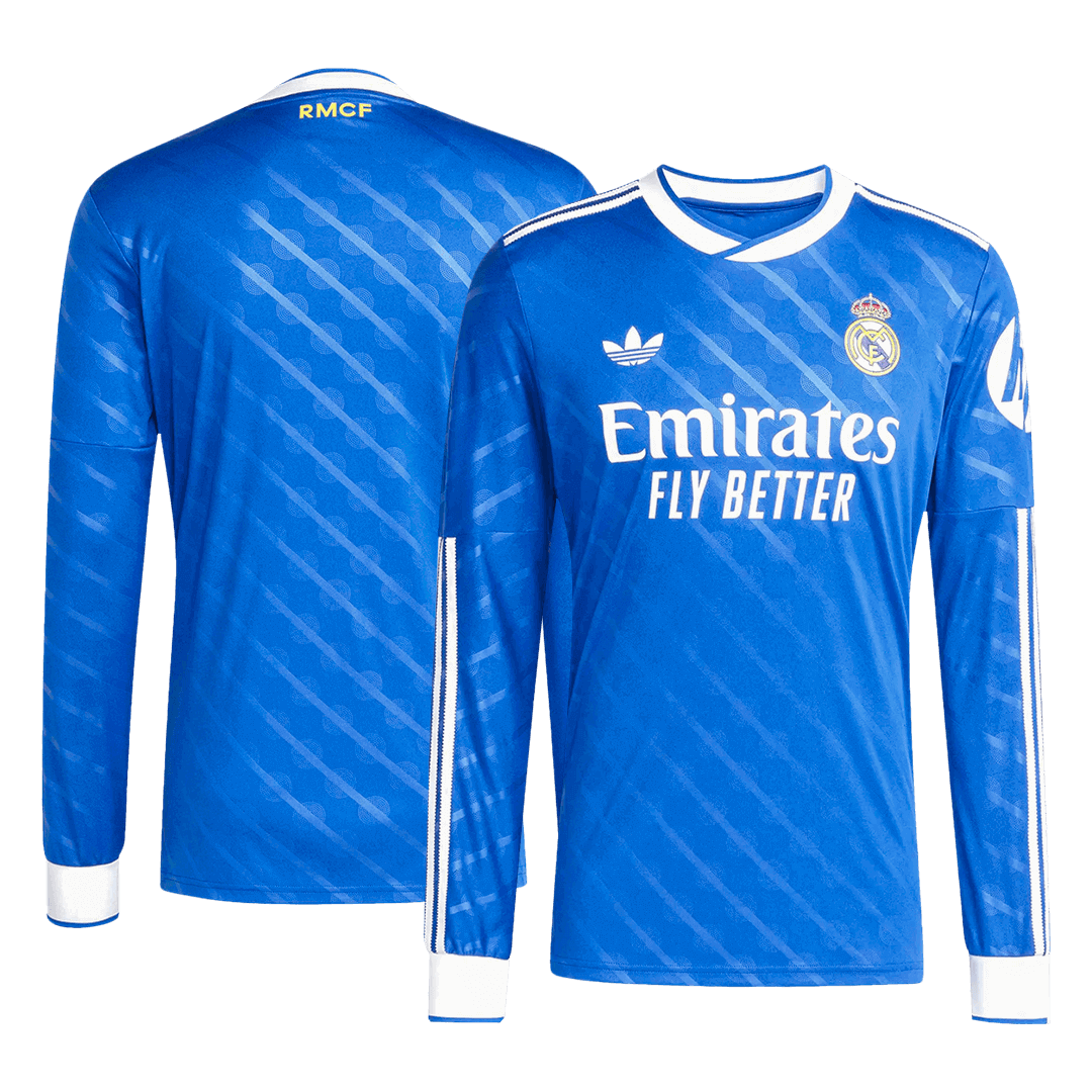 Real Madrid Ausweichtrikot Langarm 2025/26 Fan-Version