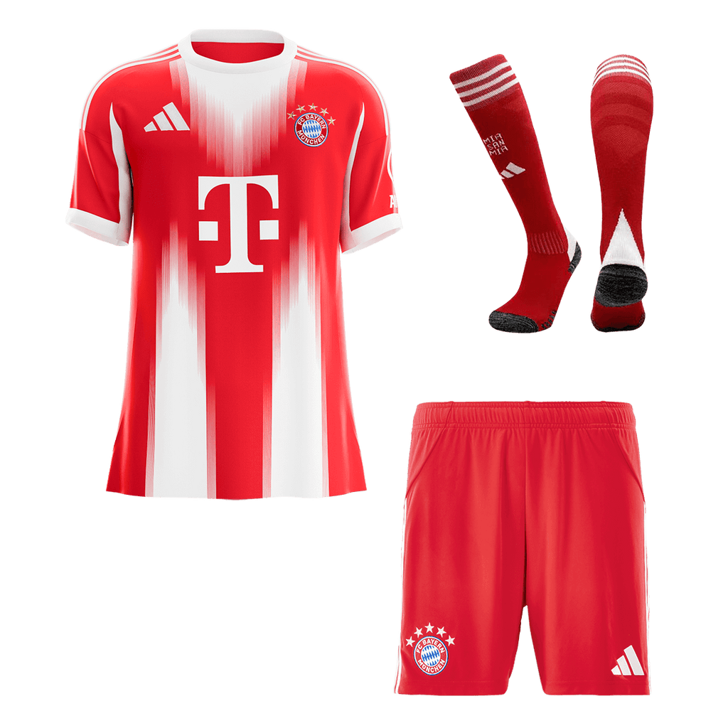 Bayern München Herren Heimtrikot Fan Version 3-teilig 2025/26