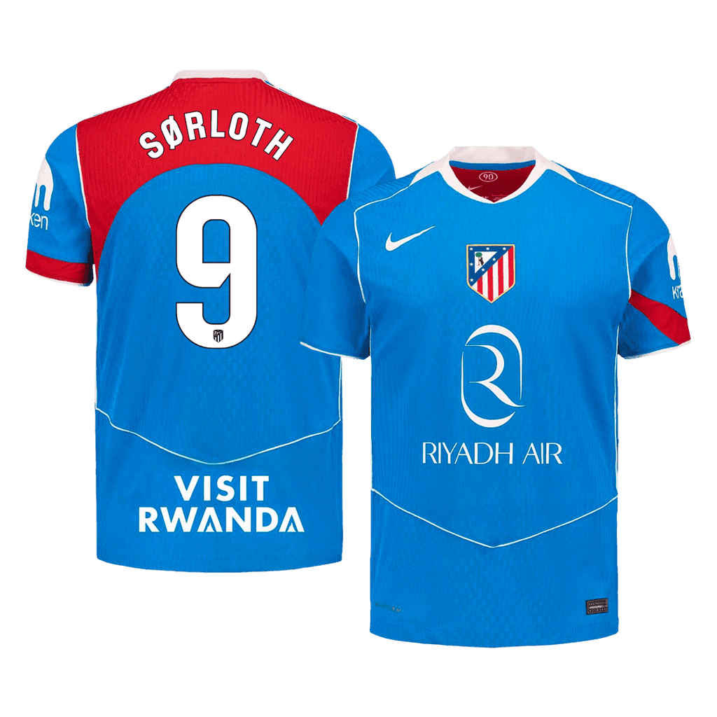 Atletico Madrid Ausweichtrikot 2025/26 Spieler-Version SØRLOTH #9