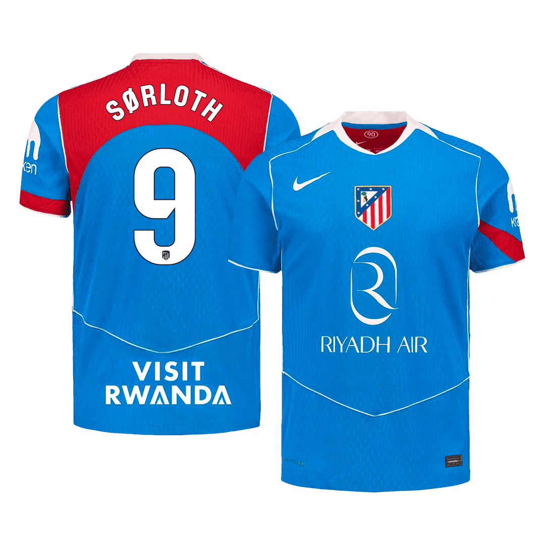 Atletico Madrid Ausweichtrikot 2025/26 Spieler-Version SØRLOTH #9