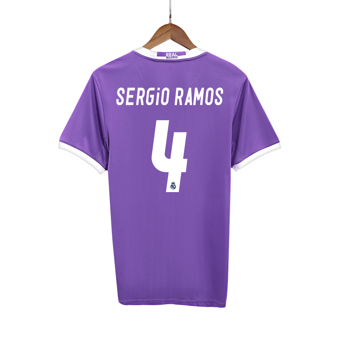 Real Madrid Retro Auswärtstrikot 2016/17 SERGIO RAMOS #4