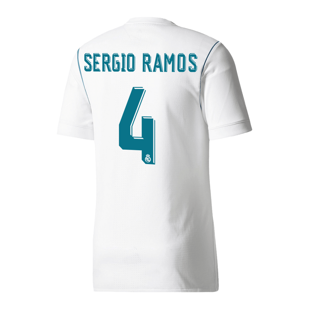 Real Madrid Retro Heimtrikot 2017/18 SERGIO RAMOS #4