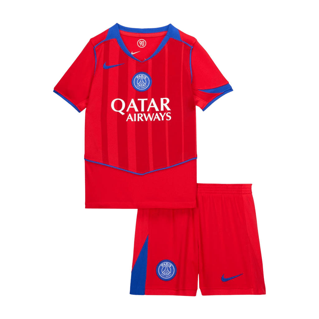 PSG Kinder Ausweichtrikot 2-teilig Set 2025/26