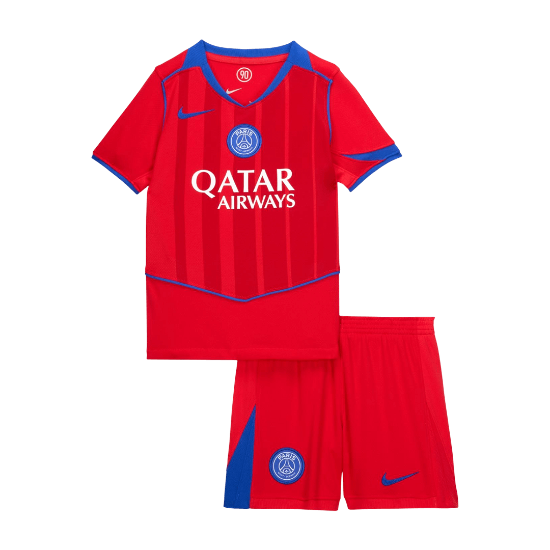 PSG Kinder Ausweichtrikot 2-teilig Set 2025/26